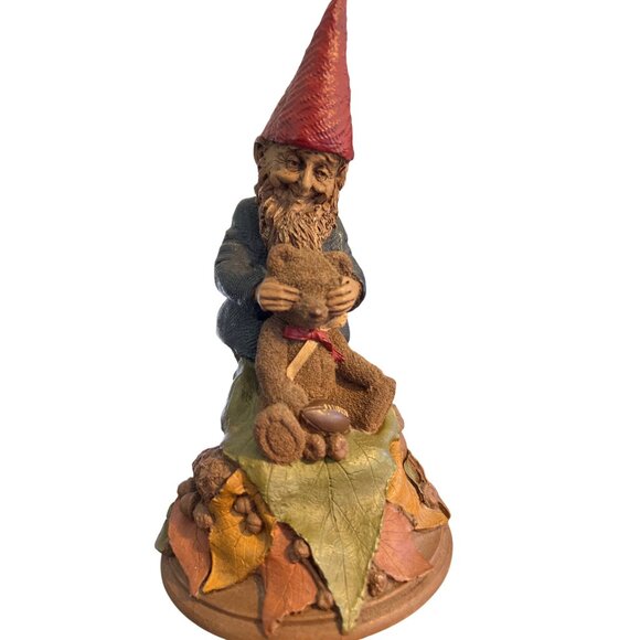 Vintage Tom Clark Guess Who? Gnome Teddy Bear 1988 Numbered 89 Estate Signed 8" - Picture 1 of 6